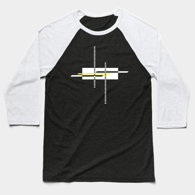 Minimal geometric illustration Baseball T-Shirt by TKDoodle